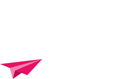 A booking link flying from a paper plane to WhatsApp and Instagram